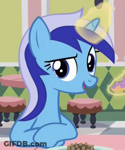 Cartoon Pony Wearing Hat GIF