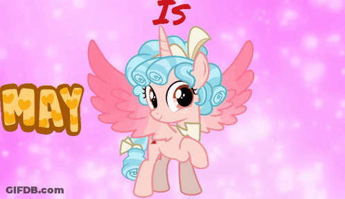 Cartoon Pony With Wings May Here GIF