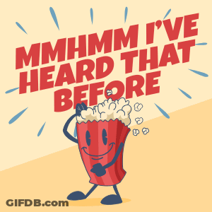 Cartoon Popcorn Box With Arms And Legs GIF