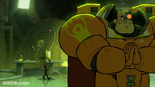 Cartoon Pressing Snitch Button GIF