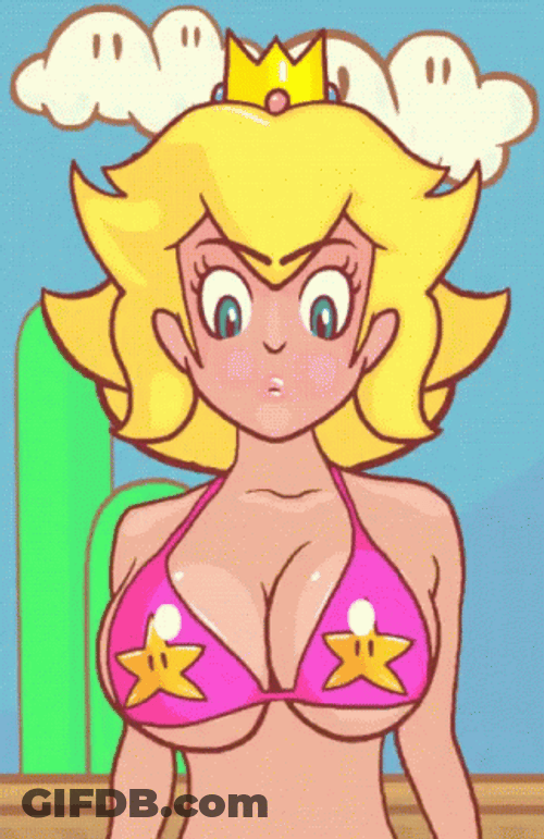 Cartoon Princess Peach GIF