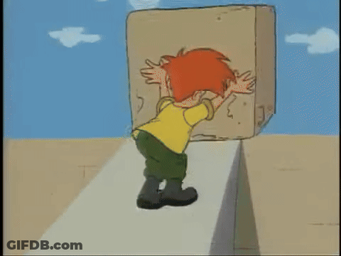 Cartoon Pyramid In Field GIF