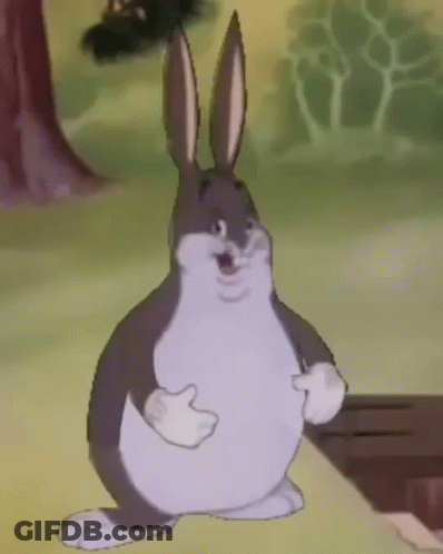 Cartoon Rabbit Giving Thumbs Up GIF