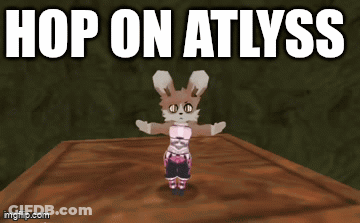 Cartoon Rabbit Hop On Atlyss GIF