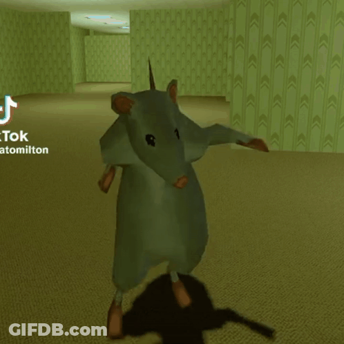Cartoon Rat Standing GIF