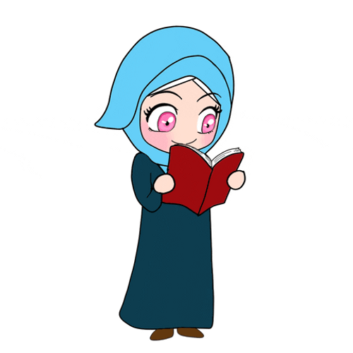 Cartoon Reading Book GIF