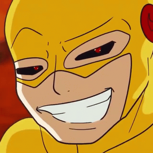 Cartoon Reverse Flash Talking Comic Character GIF