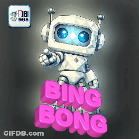 Cartoon Robot Bing Bong GIF