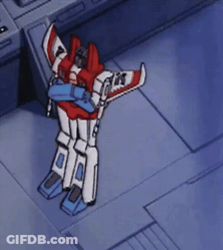 Cartoon Robot Standing On Floor GIF