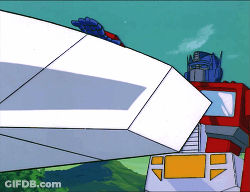 Cartoon Robot With Blue Head And White Body GIF