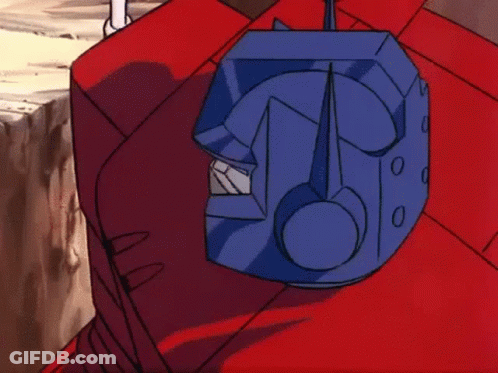 Cartoon Robot With Blue Helmet GIF