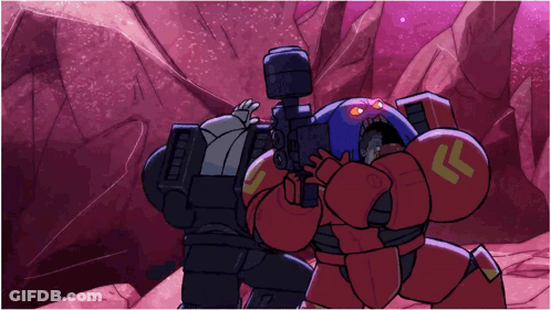 Cartoon Robot With Number 7 On Chest GIF