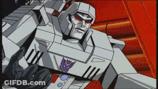 Cartoon Robot With Purple Wing On Chest GIF