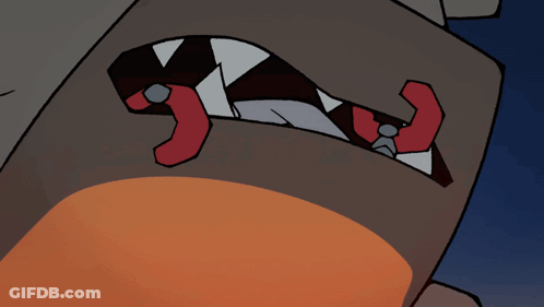 Cartoon Robot With Yellow Eye GIF