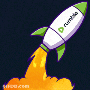 Cartoon Rocket Saying Rumble GIF