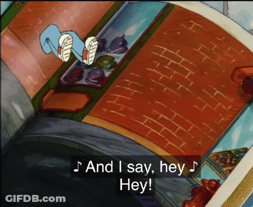 Cartoon Saying And I Say Hey Hey GIF