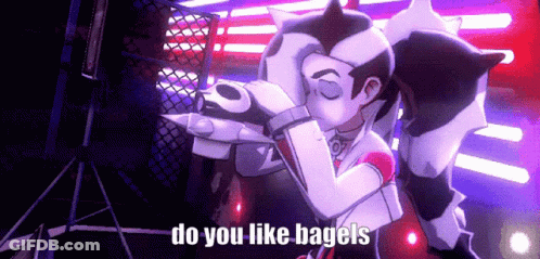 Cartoon Saying Do You Like Bagels GIF