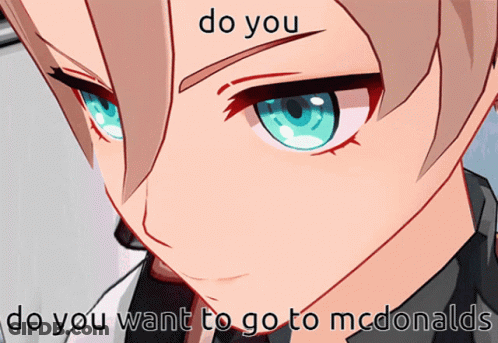 Cartoon Saying Do You Want McDonalds GIF