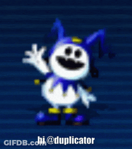 Cartoon Saying Hi @ Duplicator GIF