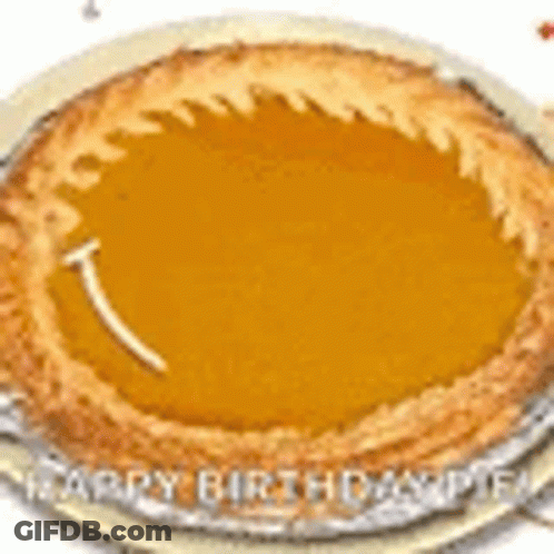 Cartoon Saying I Don't Want To Be A Pie GIF