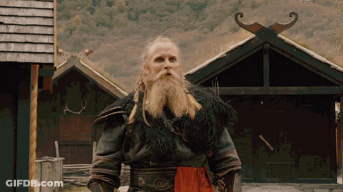 Cartoon Saying It Doesn't Matter Beard Outside GIF