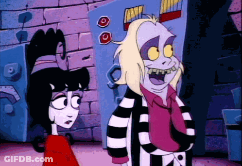 Cartoon Saying Let's Hit The Road Sitting On Desk GIF