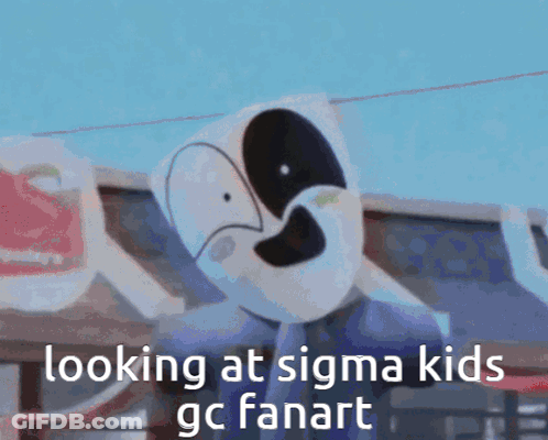 Cartoon Saying Looking At Sigma Kids Gc Fanart GIF