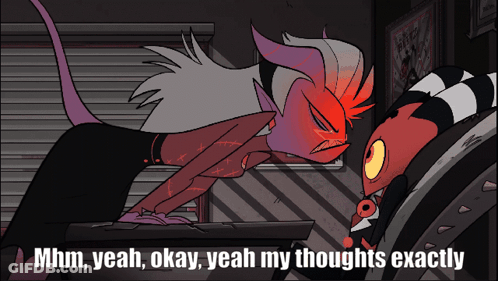 Cartoon Saying Mhm Yeah Okay Yeah My Thoughts Exactly GIF