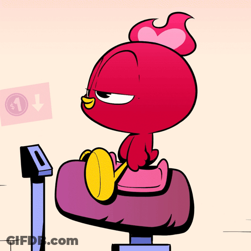 Cartoon Saying No Coiner No Fun GIF