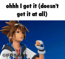 Cartoon Saying Ohh I Get It Doesn't Get It At All GIF