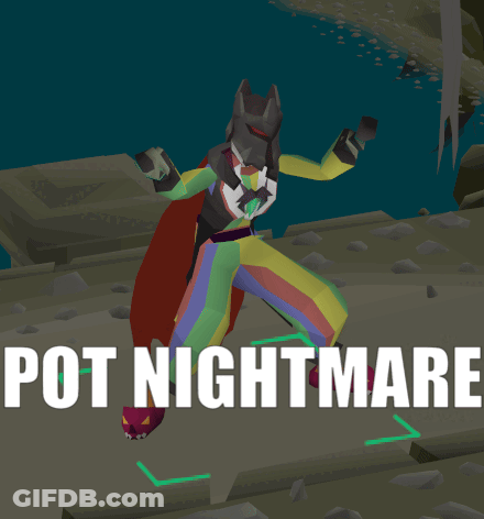 Cartoon Saying Pot Nightmare GIF