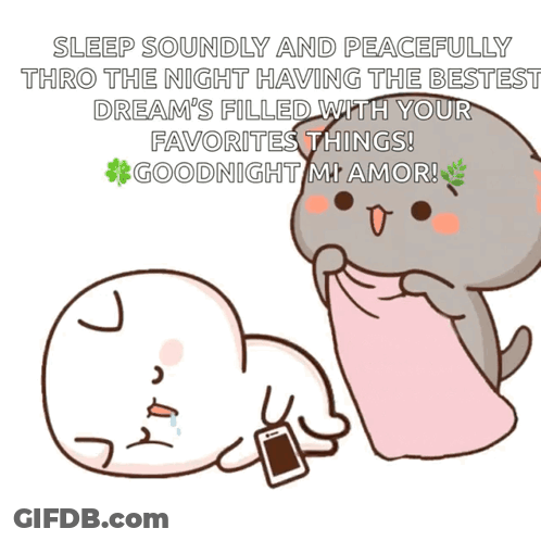 Cartoon Saying Sleep Soundly GIF