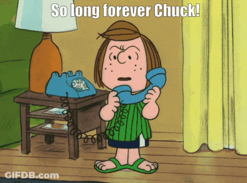 Cartoon Saying So Long Forever Chuck GIF