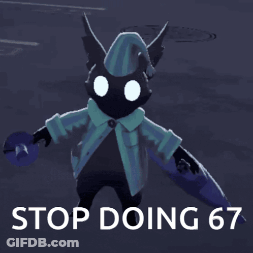 Cartoon Saying Stop Doing 67 GIF