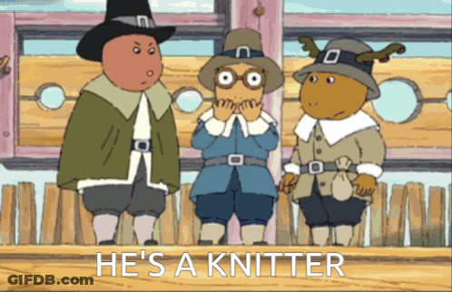 Cartoon Saying Tasty Near Green Clock GIF