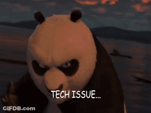 Cartoon Saying Tech Issue GIF
