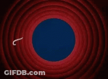 Cartoon Saying That's All Folks GIF