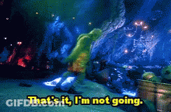 Cartoon Saying That's It I'm Not Going GIF
