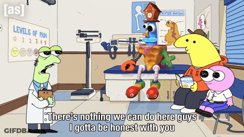 Cartoon Saying There's Nothing We Can Do Here GIF