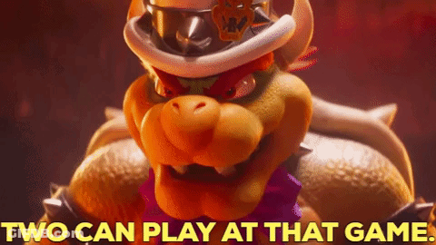 Cartoon Saying Two Can Play At That Game GIF
