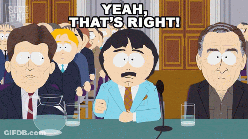 Cartoon Saying Yeah That's Right GIF