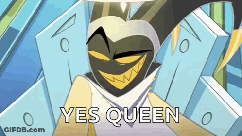 Cartoon Saying Yes Queen Holding Book GIF