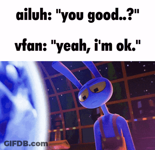 Cartoon Saying You Good Vfan Yeah I'm Ok GIF