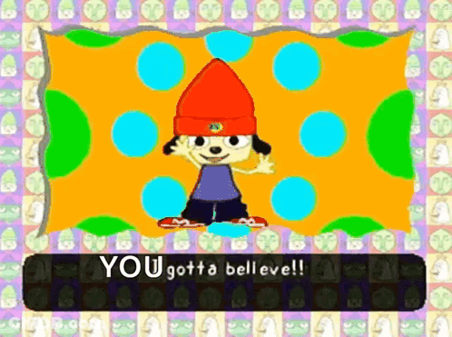 Cartoon Saying You Gotta Believe GIF
