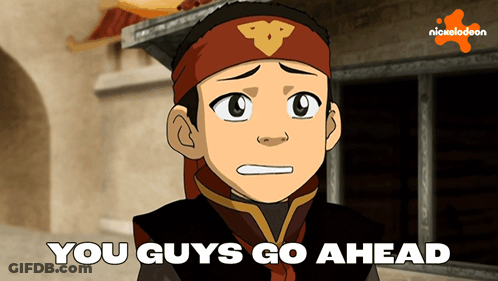 Cartoon Saying You Guys Go Ahead With Nickelodeon Logo GIF