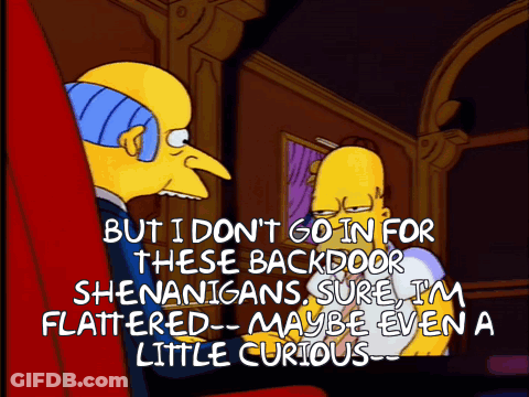 Cartoon Says But I Don't Go In For These Back Door Shenanigans GIF