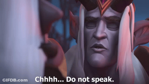 Cartoon Says Chhhh Do Not Speak GIF
