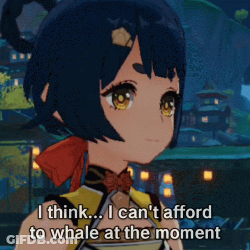 Cartoon Says I Think I Can't Afford To Whale At The Moment GIF