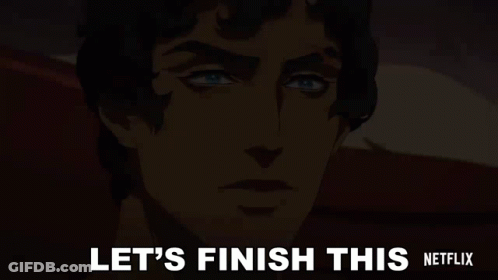 Cartoon Says Let's Finish This On Netflix GIF