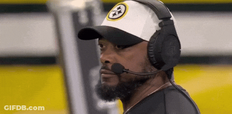 Cartoon Says Steelers Fans I Want To See Mike Tomlin Coaching Jaxson Dart In 2026 GIF